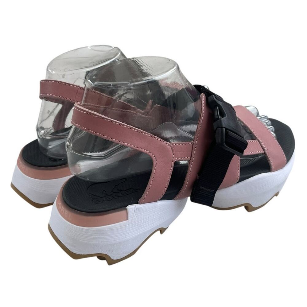 Womens Sorel Kinetic NL4697-659 Leather Slingback Sandal 9 Pink Walking Casual - Picture 4 of 6